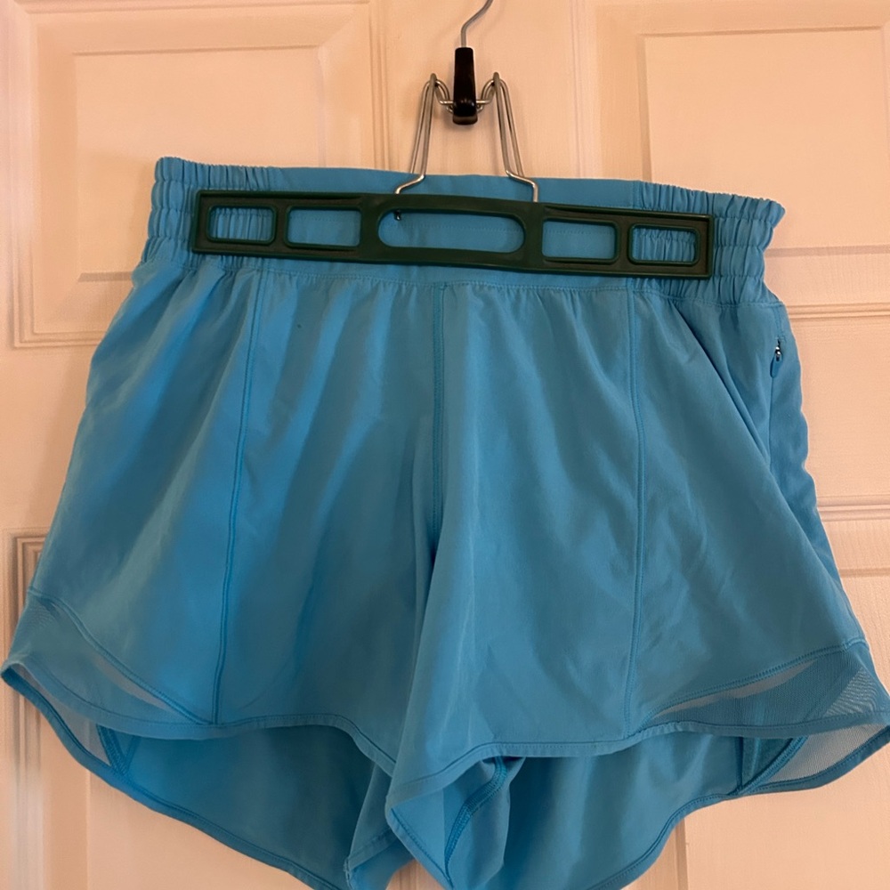 Lululemon Athletica Light Blue Athletic Shorts